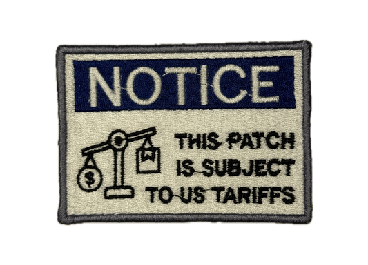 NOTICE: THIS PATCH IS SUBJECT TO US TARIFFS